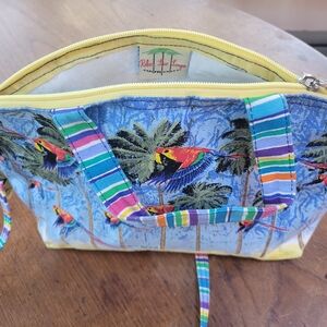 Tropical Parrot Crossbody Bag - Multicolor, Waterproof